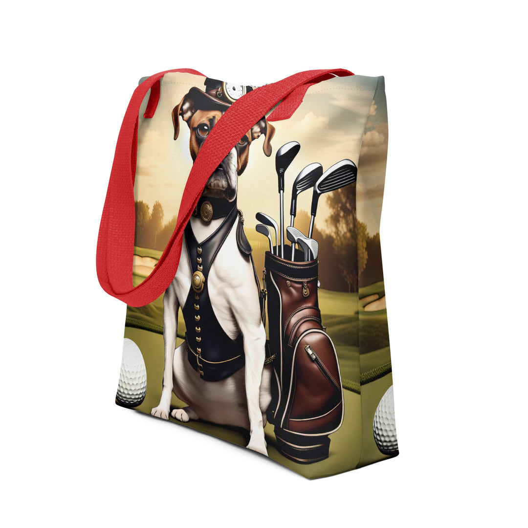 Tote bag-Boxer Golfer V6