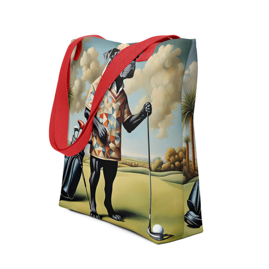 Tote bag-Cane Corso Golfer V4