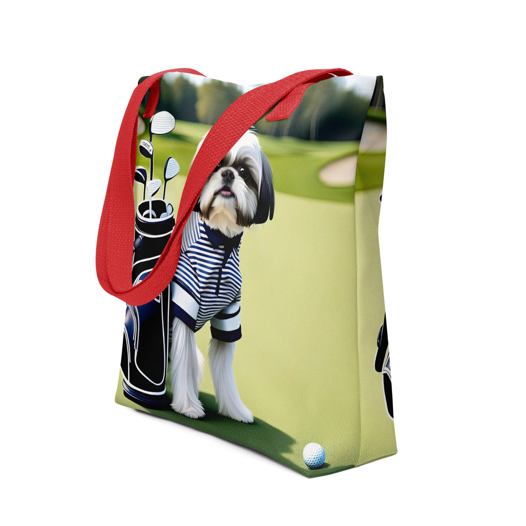 Tote bag-Shih Tzu Golfer V3