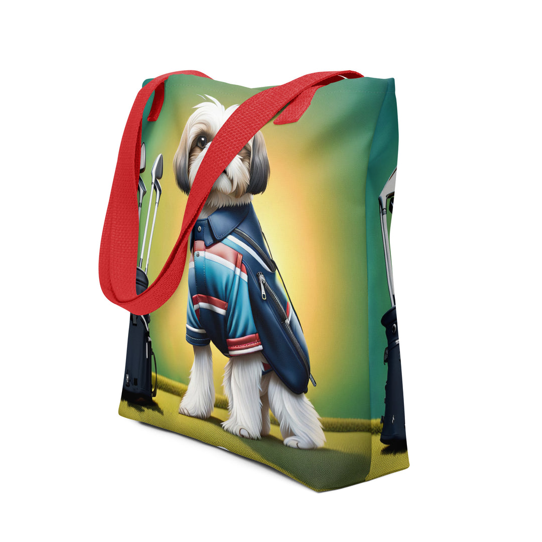 Tote bag-Shih Tzu Golfer V6