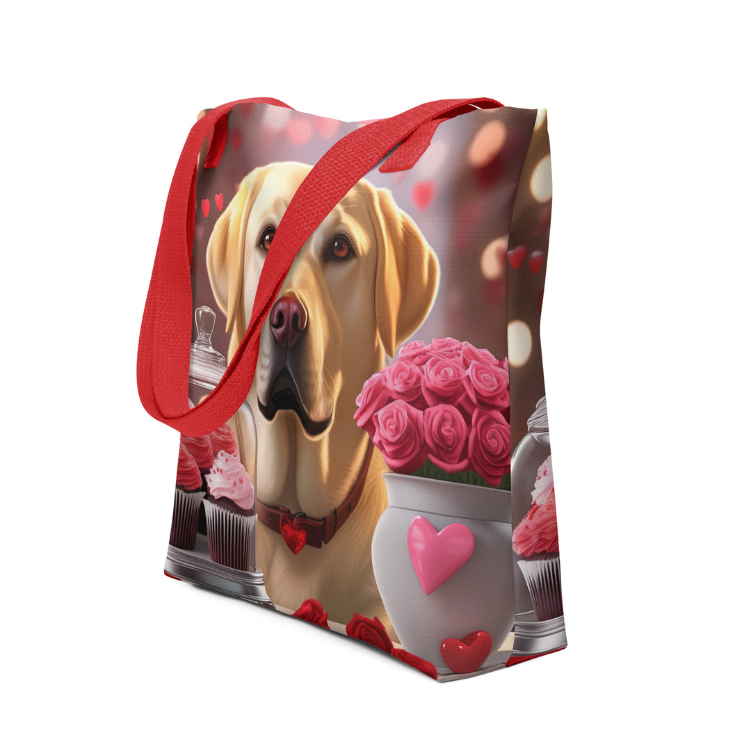 Tote bag-Labrador Retriever Romantic V2