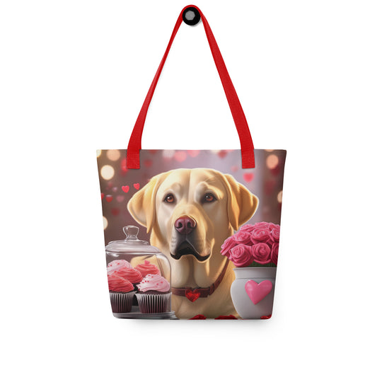 Tote bag-Labrador Retriever Romantic V2