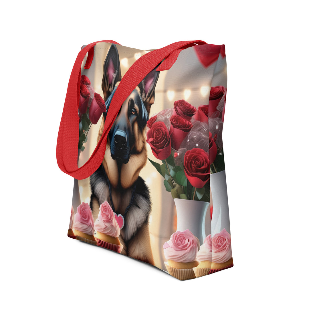 Tote bag-German Shepherd Romantic V2