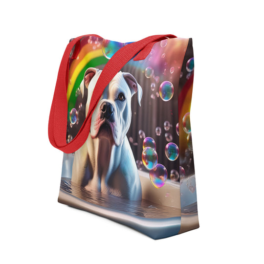 Tote bag- American Bulldog Romantic