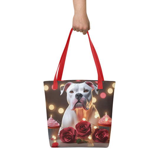 Tote bag-American Bulldog Romantic V2