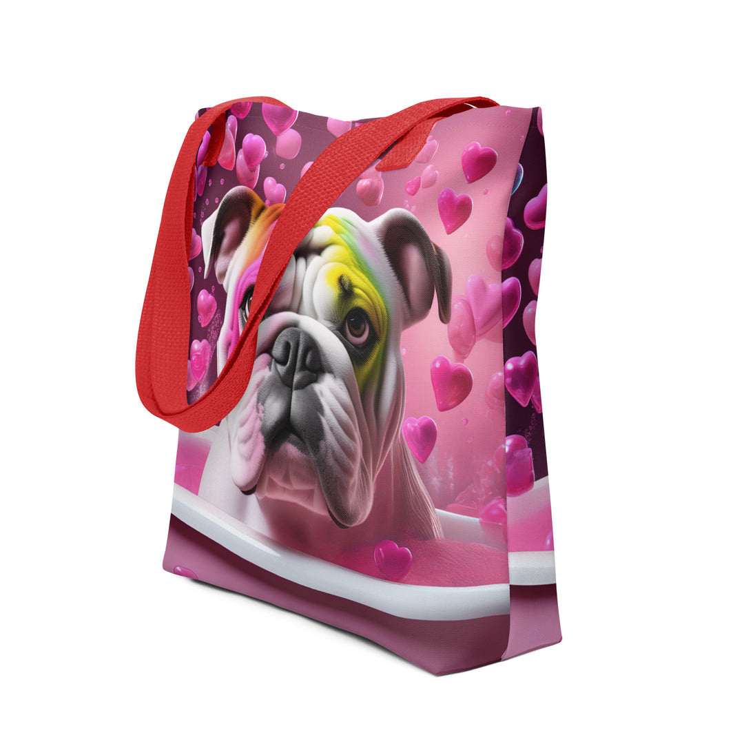 Tote bag-Bulldog Romantic V2