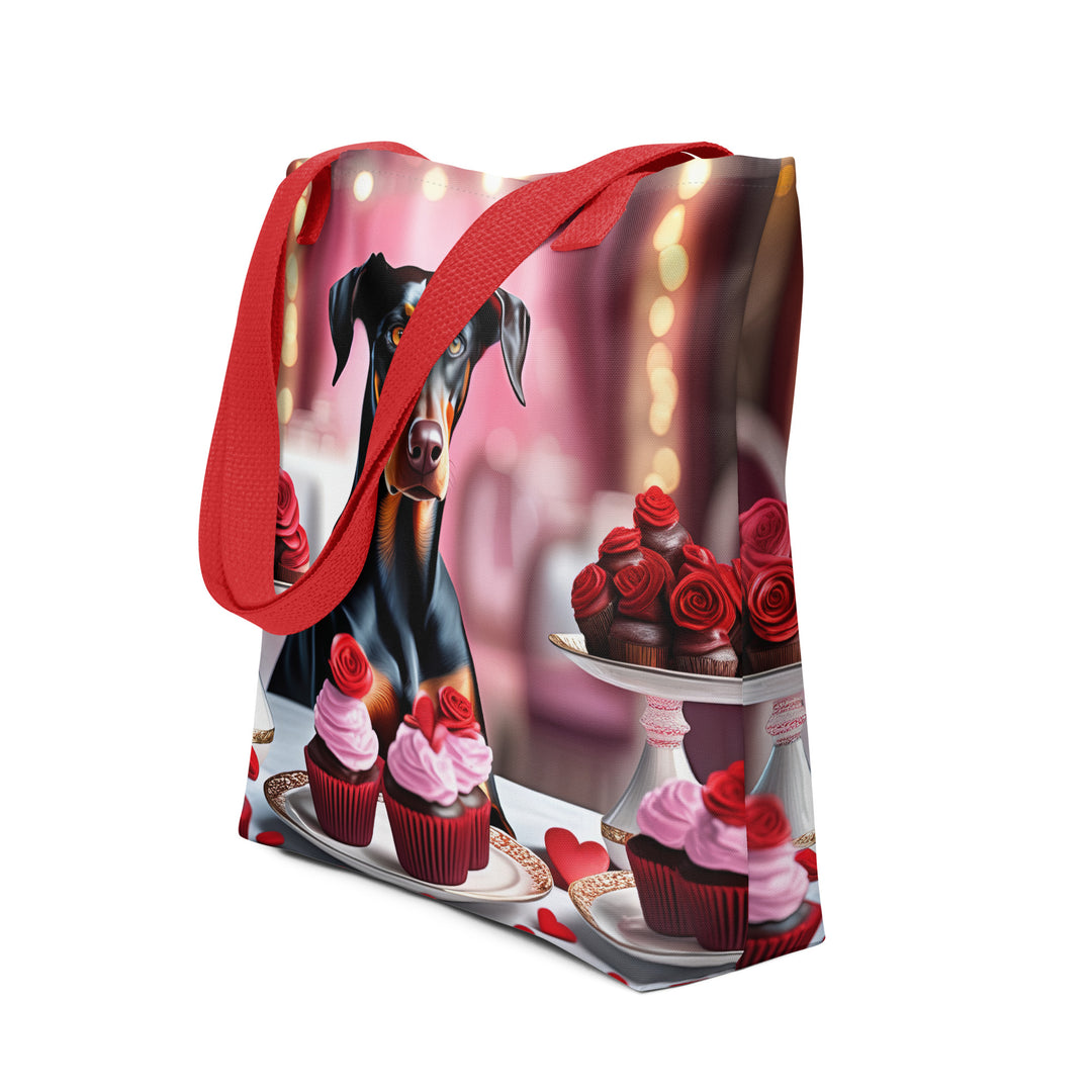 Tote bag-Doberman Pinscher  Romantic V2