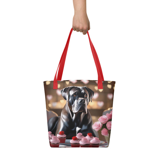 Tote bag-Cane Corso Romantic