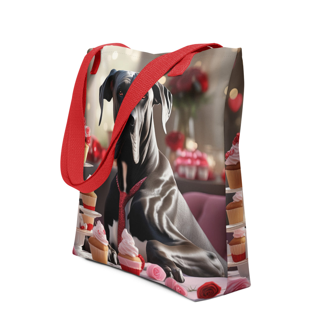 Tote bag-Great Dane Romantic V2