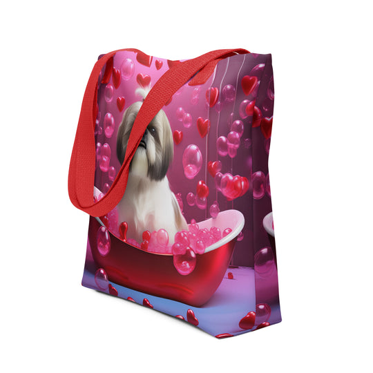 Tote bag-Shih Tzu Romantic