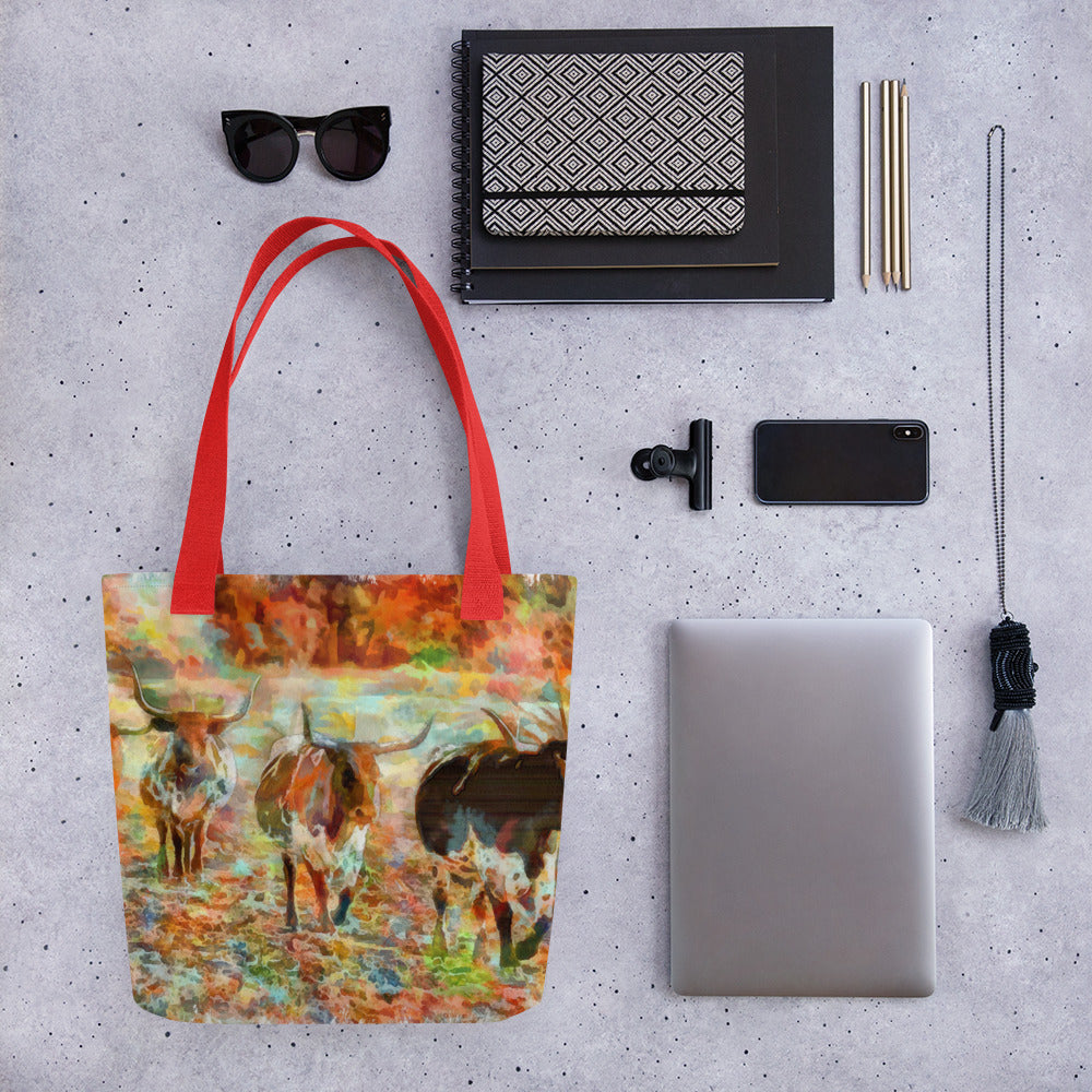 Tote bag - Longhorn Cattle