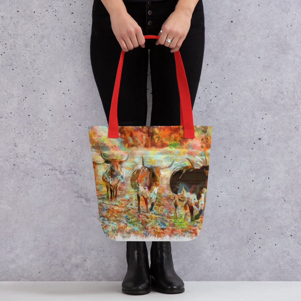Tote bag - Longhorn Cattle