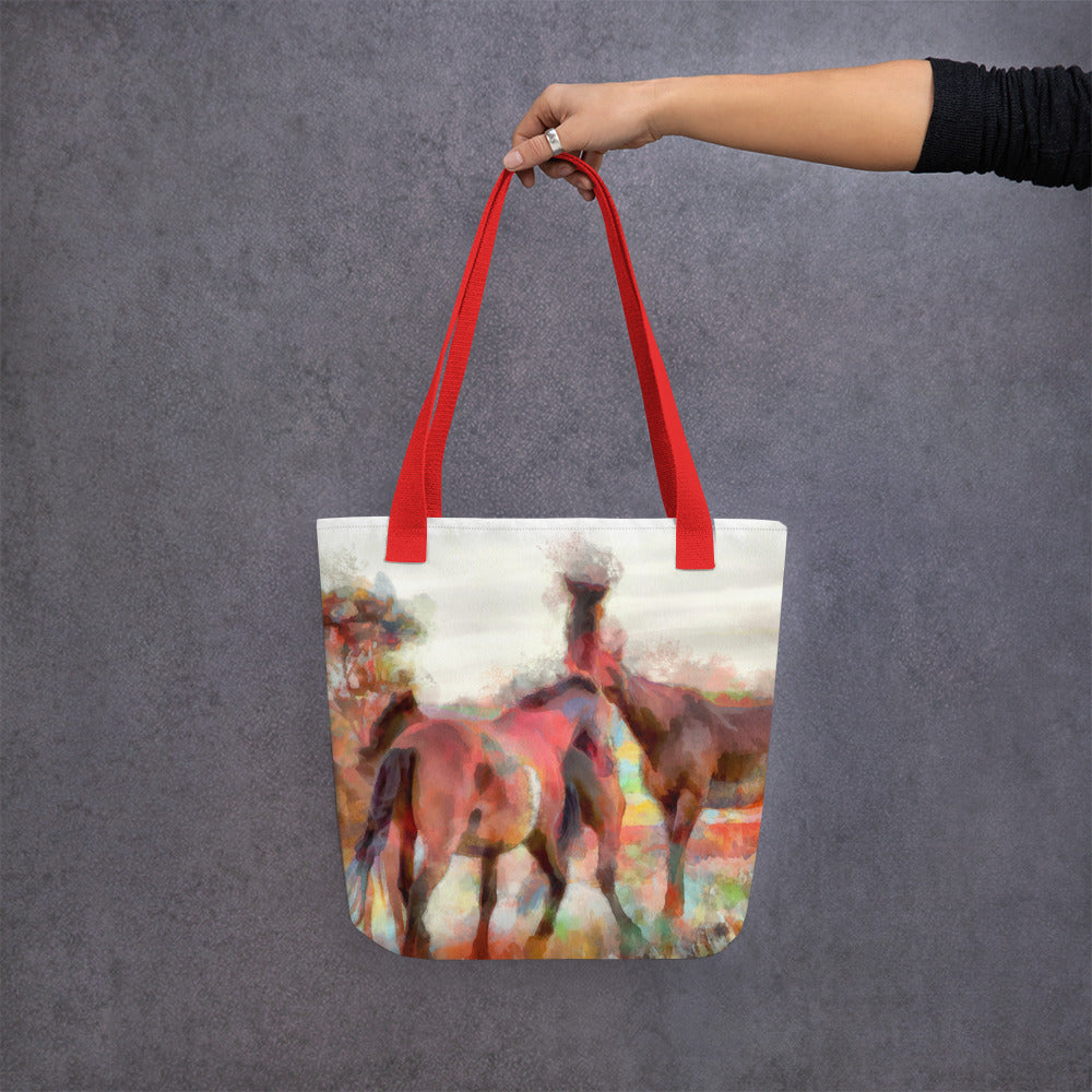 Tote bag - Mustang Horses