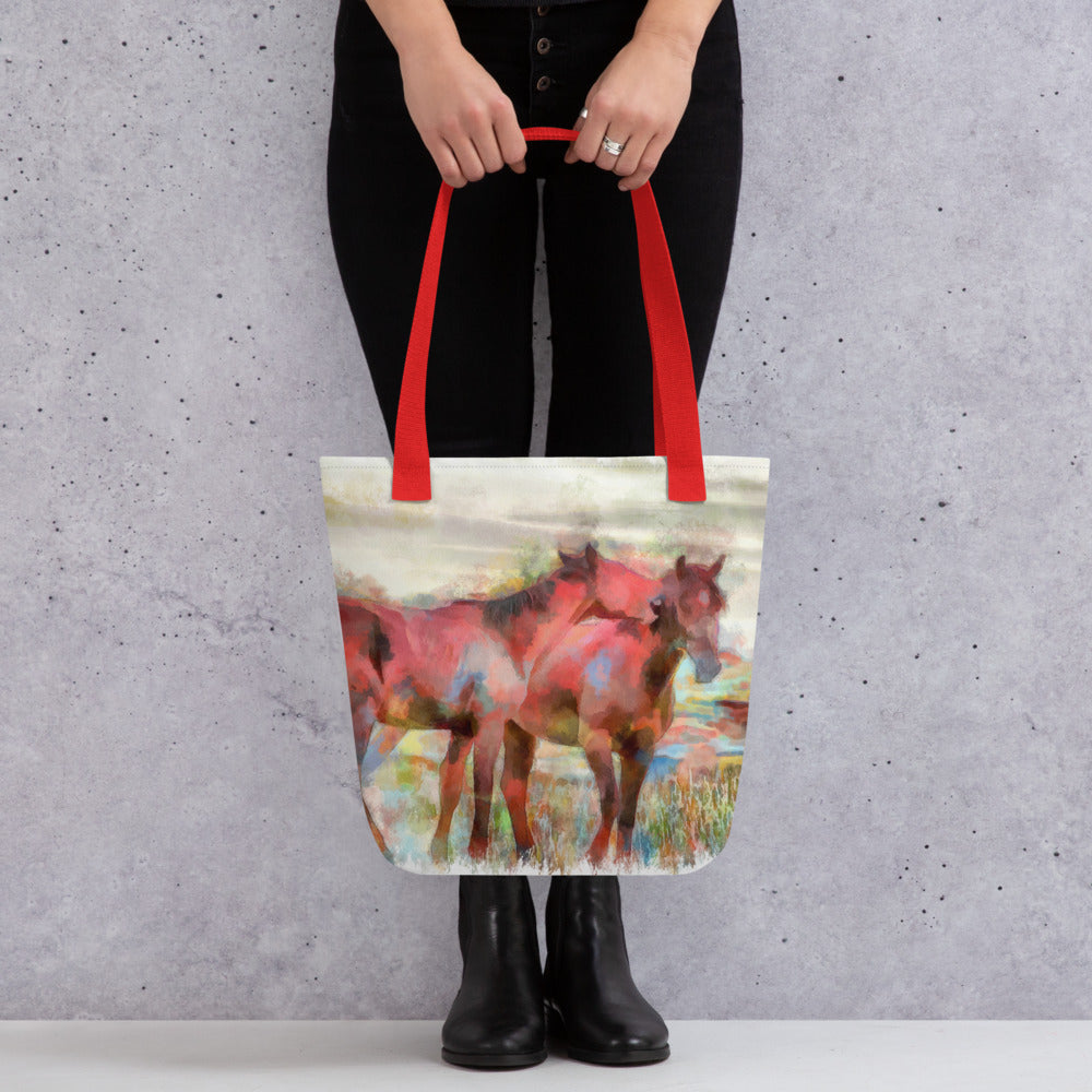 Tote bag - Mustang Horses v2