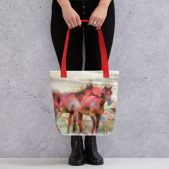 Tote bag - Mustang Horses v2