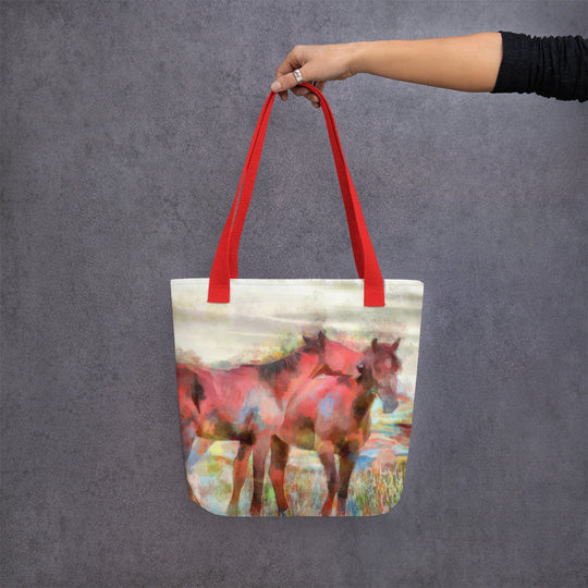 Tote bag - Mustang Horses v2