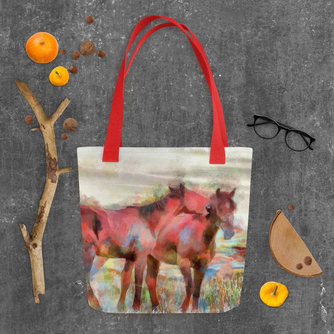 Tote bag - Mustang Horses v2