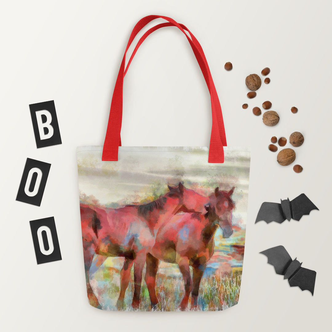 Tote bag - Mustang Horses v2