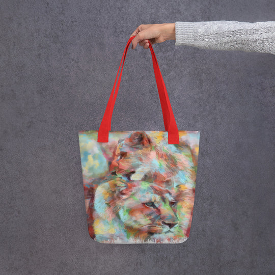 Tote bag - Lioness w cub