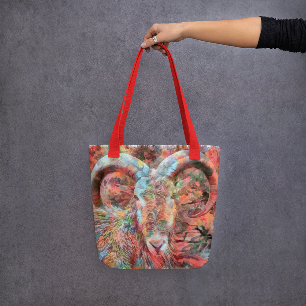 Tote bag - bighorn sheep v2