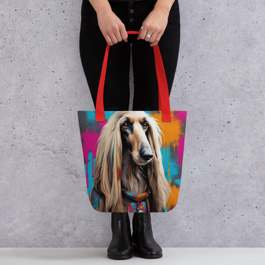 Tote bag-Afghan Hound