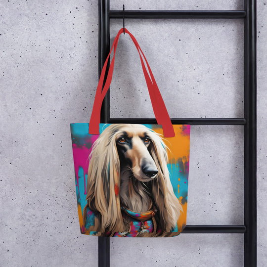 Tote bag-Afghan Hound