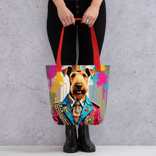 Tote bag-Airedale Terrier