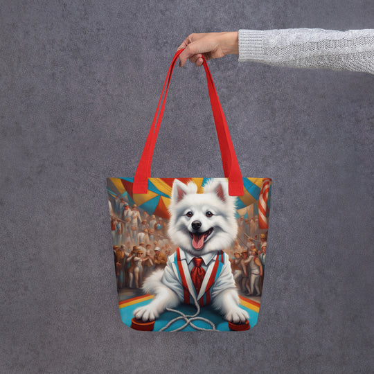 Tote bag-American Eskimo Dog V2