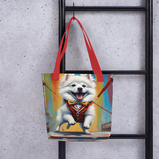 Tote bag-American Eskimo Dog