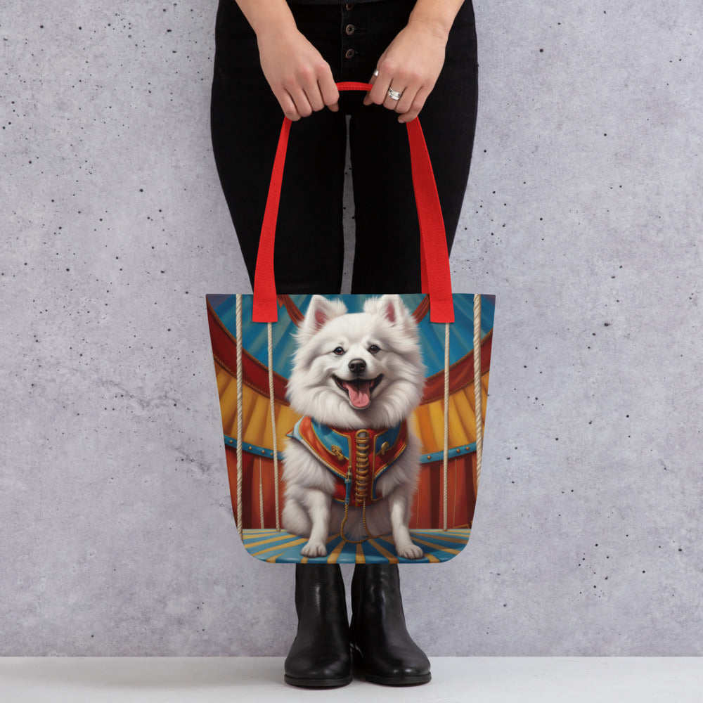 Tote bag-American Eskimo Dog V5