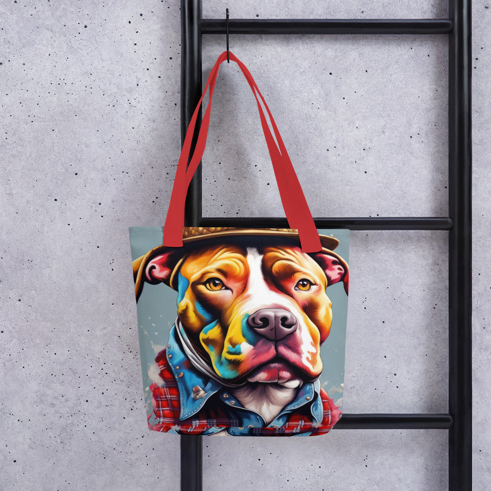 Tote bag-American Staffordshire Terrier