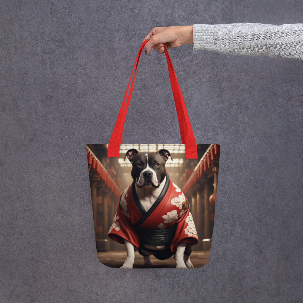 Tote bag-American Staffordshire Terrier V6