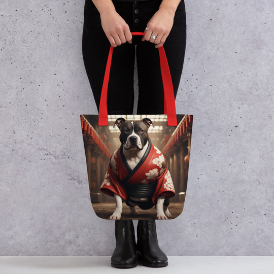 Tote bag-American Staffordshire Terrier V6