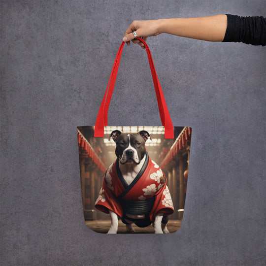 Tote bag-American Staffordshire Terrier V6