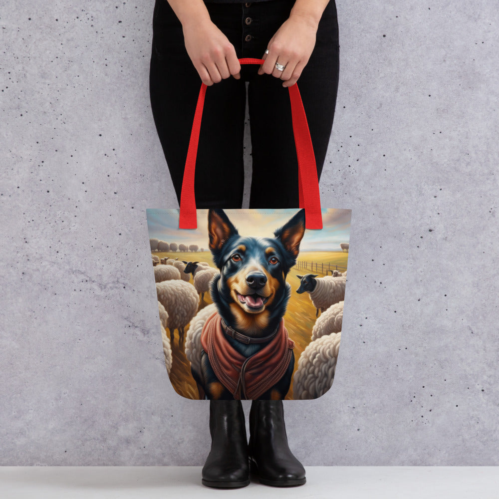 Tote bag-Australian Cattle Dog V4