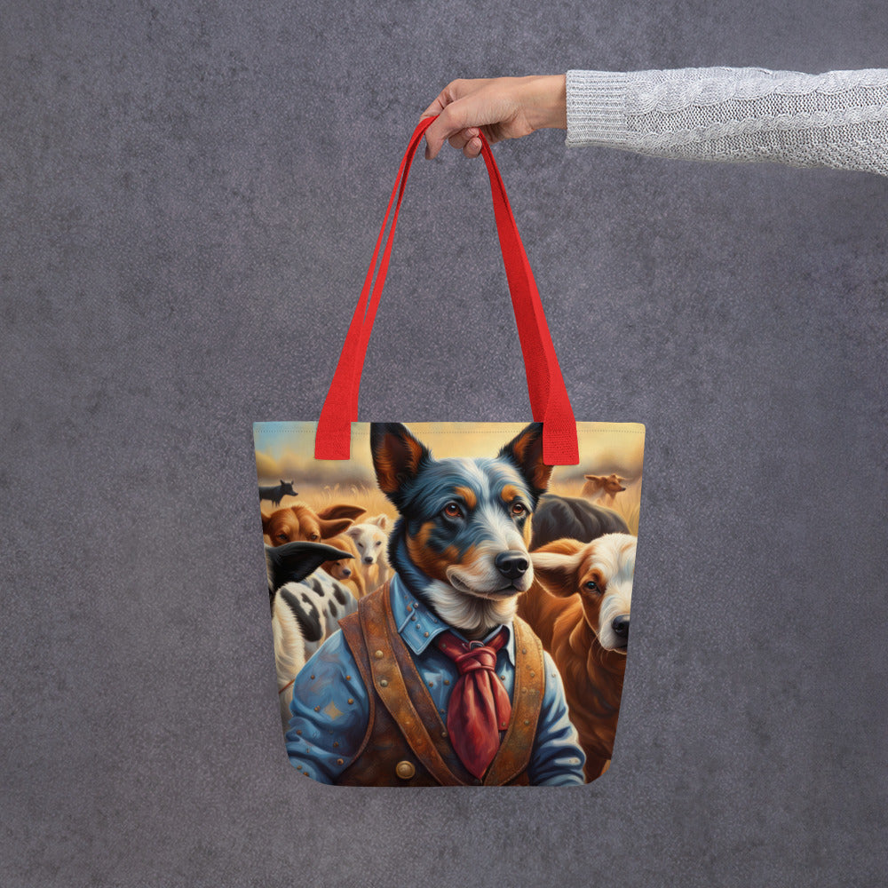 Tote bag-Australian Cattle Dog V7