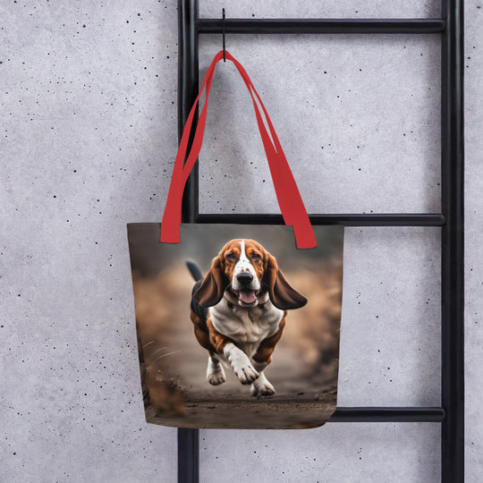 Tote bag-Basset Hound