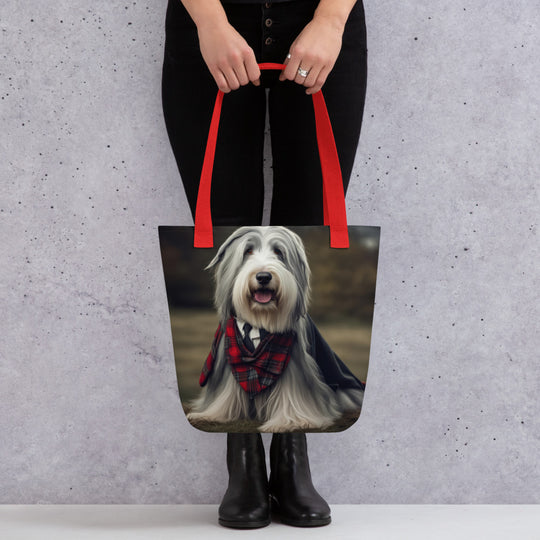 Tote bag-Bearded Collie V3