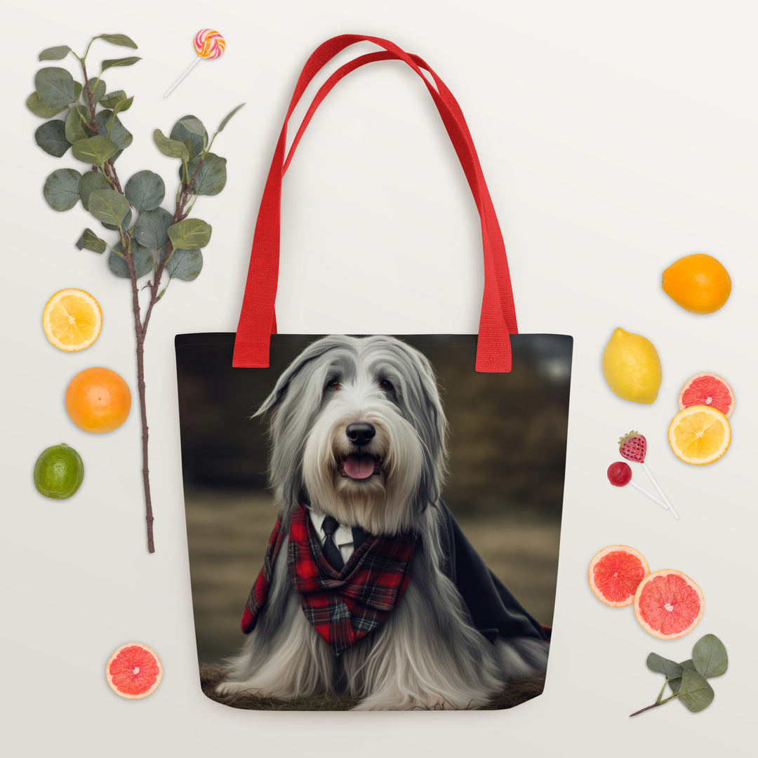 Tote bag-Bearded Collie V3