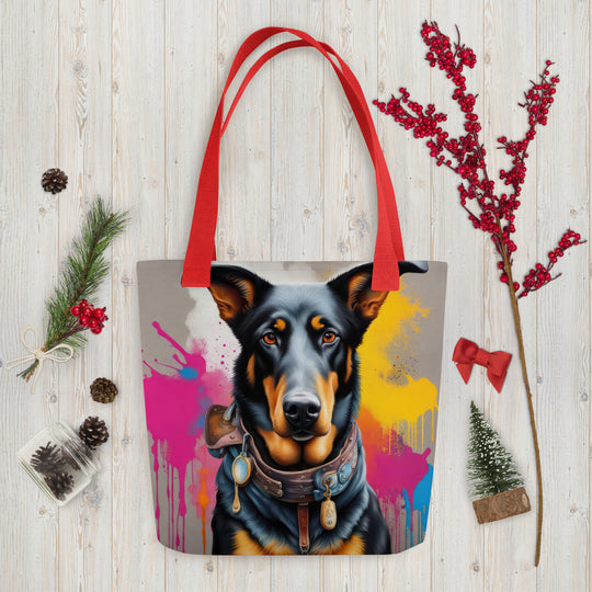 Tote bag-Beauceron Dog