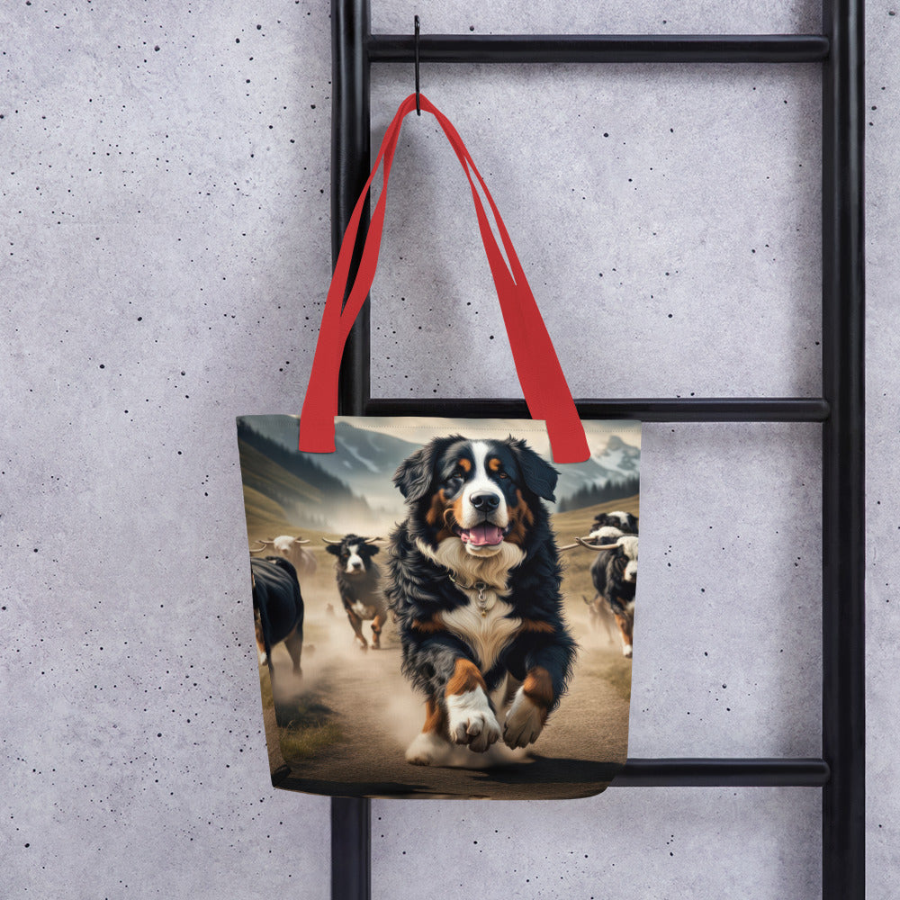 Tote bag-Bernese Mountain Dog V2