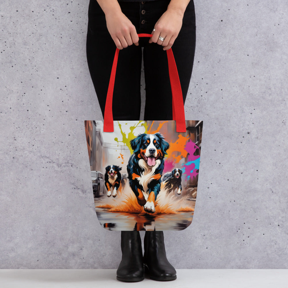 Tote bag-Bernese Mountain Dog V3