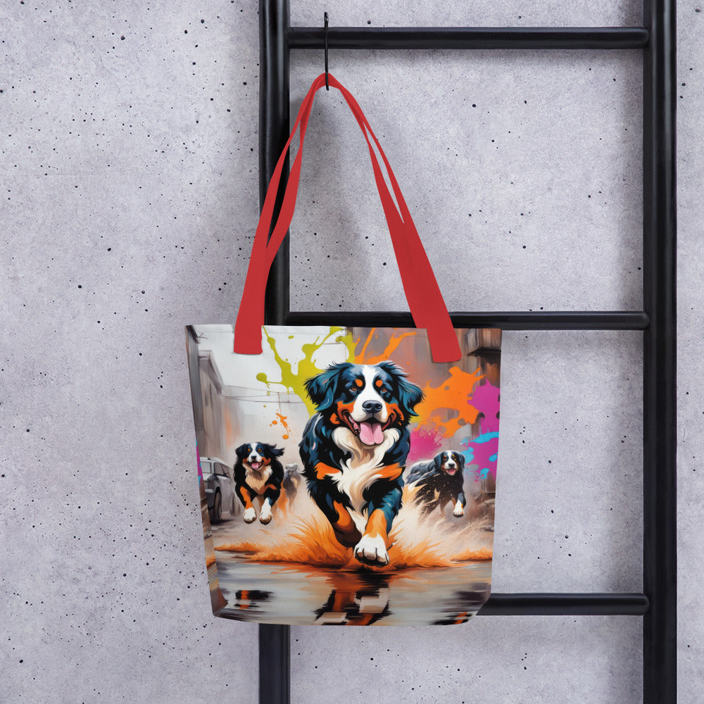 Tote bag-Bernese Mountain Dog V3