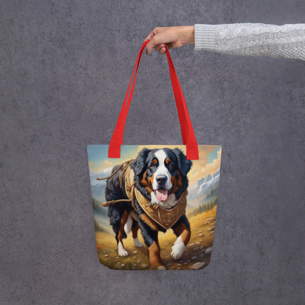 Tote bag-Bernese Mountain Dog V4