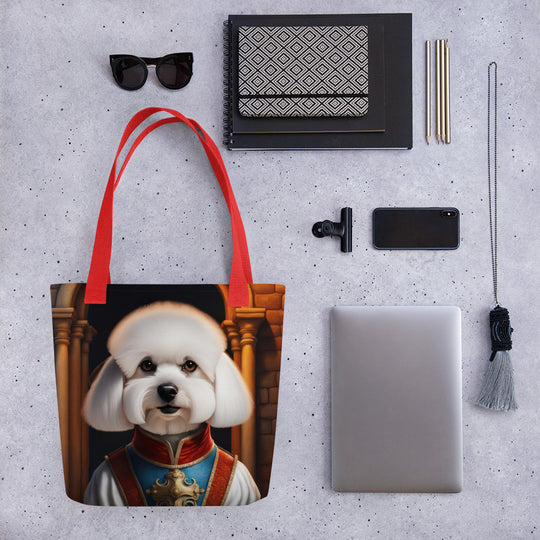 Tote bag-Bichon Frise Dog V2