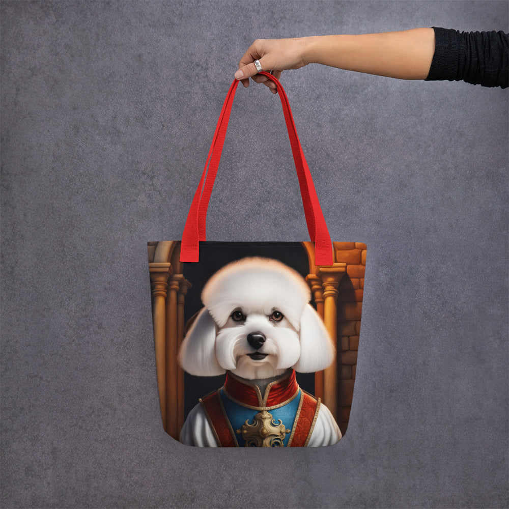 Tote bag-Bichon Frise Dog V2