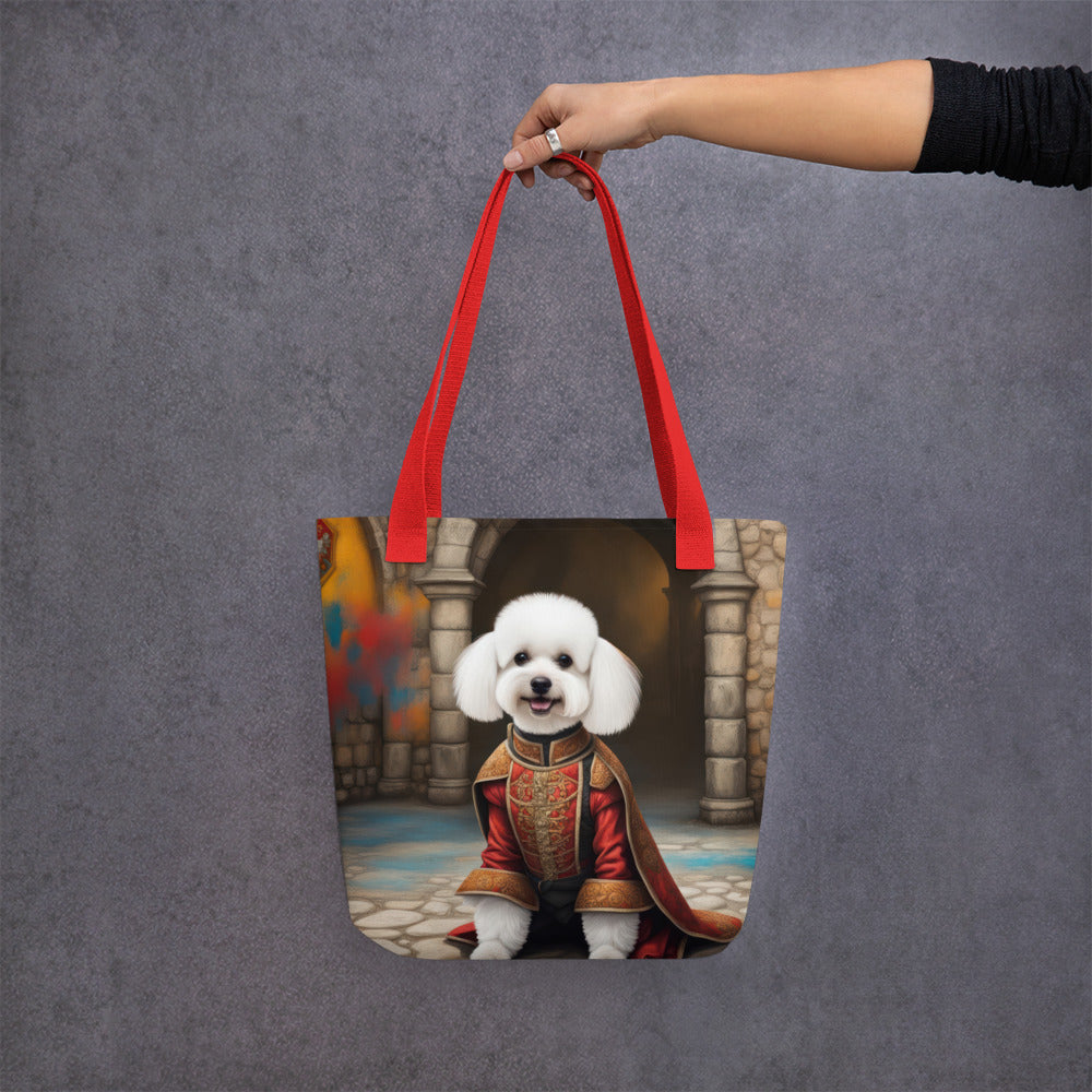 Tote bag-Bichon Frise Dog V3