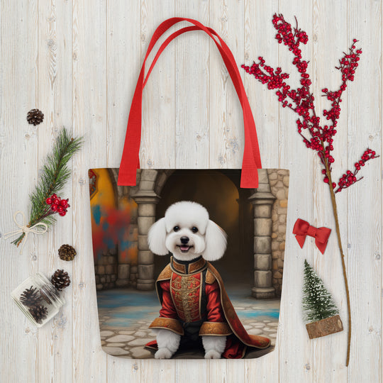 Tote bag-Bichon Frise Dog V3