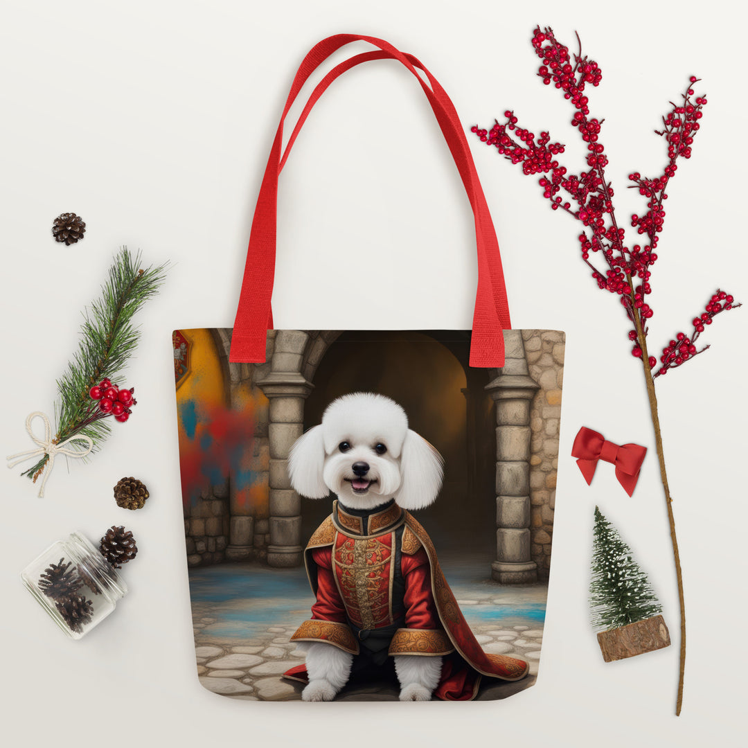 Tote bag-Bichon Frise Dog V3