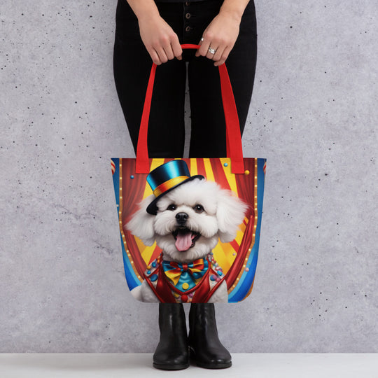 Tote bag-Bichon Frise Dog V5